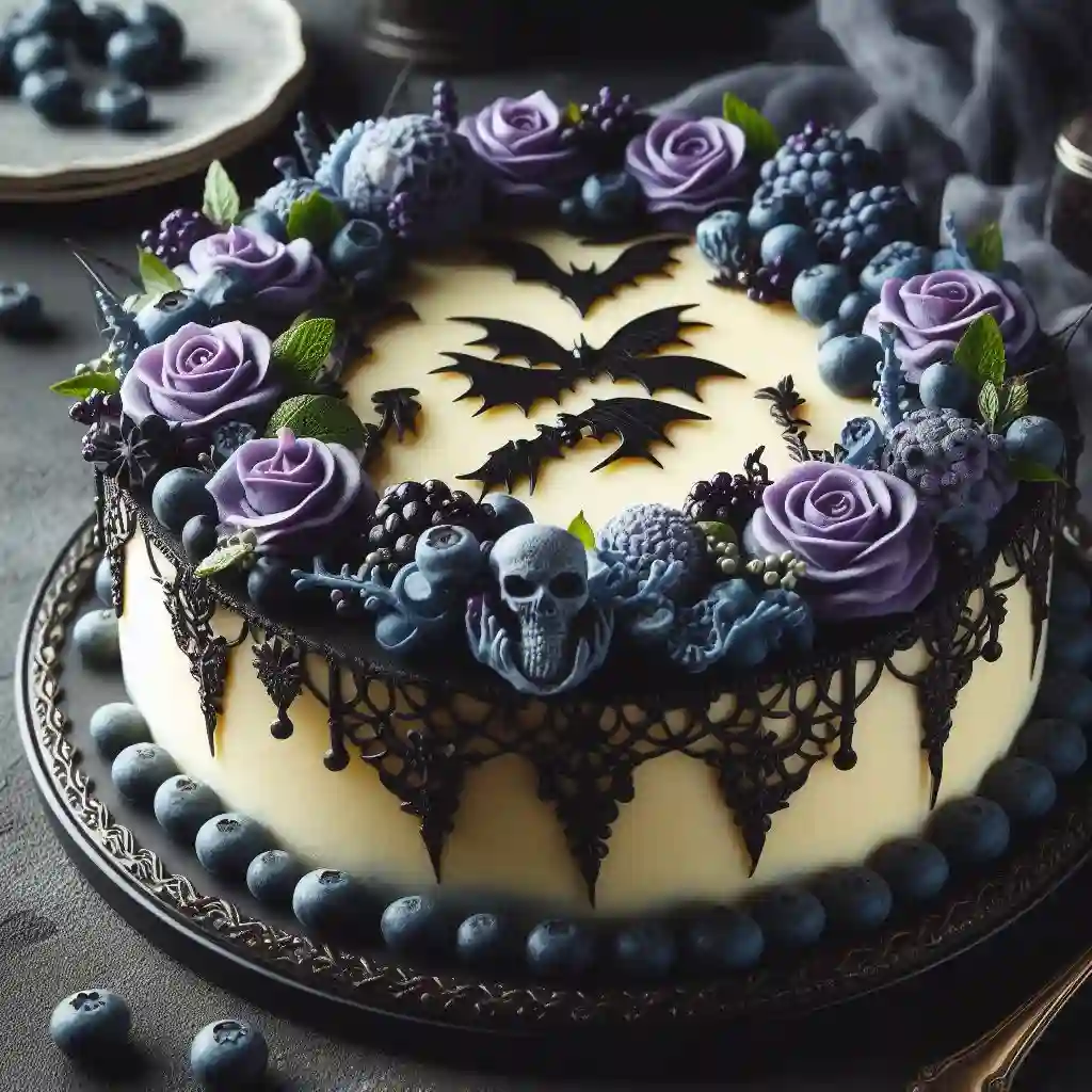 Gothic Blueberry Cheesecake Recipe