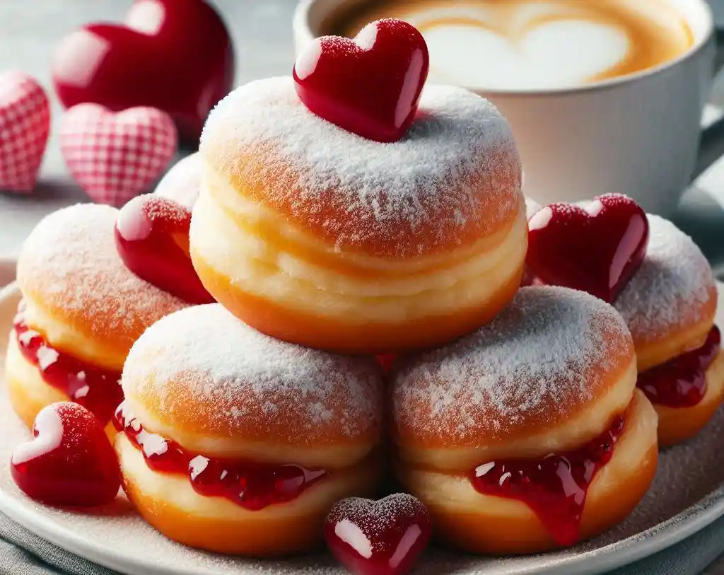 Heart-Shaped Jam Doughnuts Recipe: A Perfect Delightful Treat to Sweeten Your Day