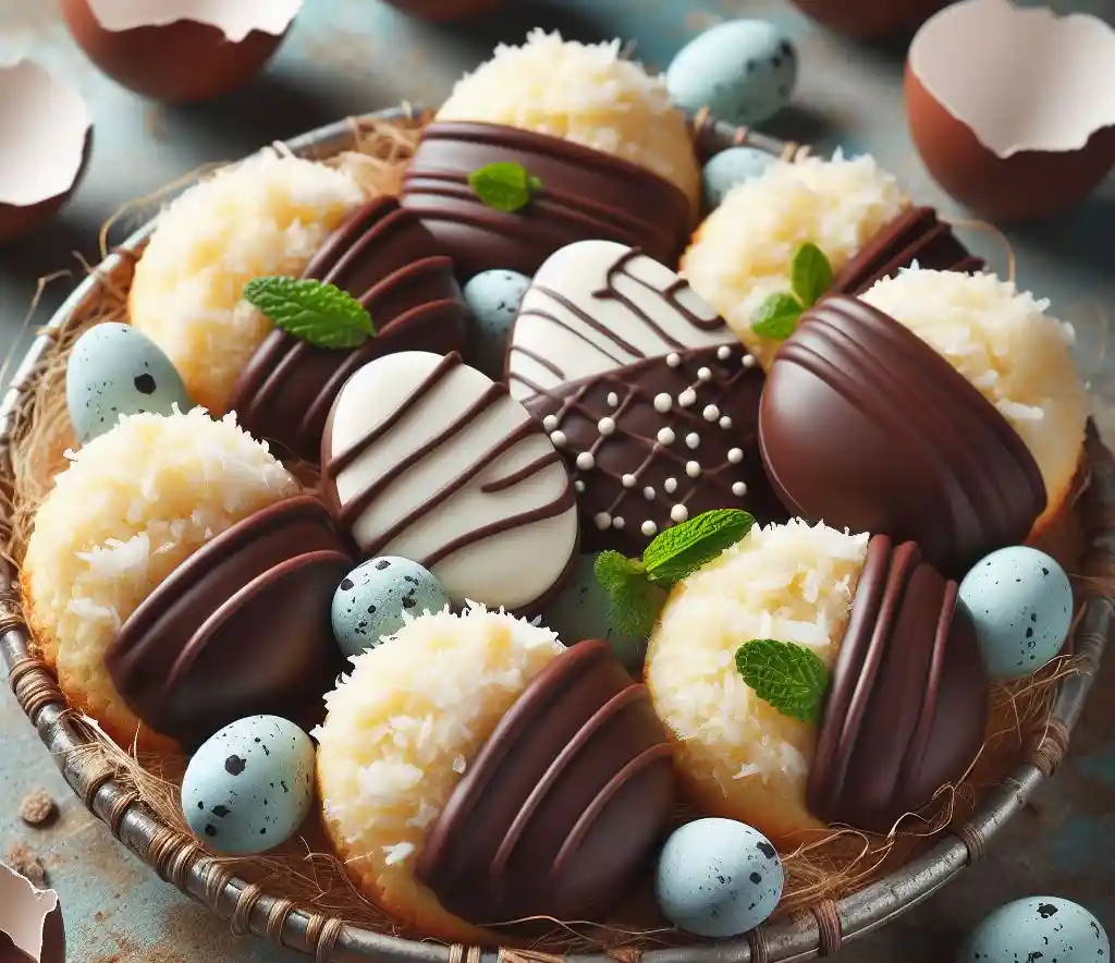 Soft Coconut Chocolate Easter Nest Cookies Recipe: A Delightful Treat to Brighten Your Day