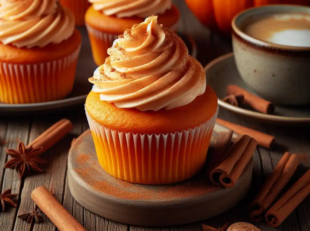 Pumpkin Spice Latte Cupcakes