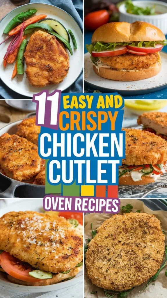 11 Easy and Crispy Chicken Cutlet Oven Recipes for a Quick Meal