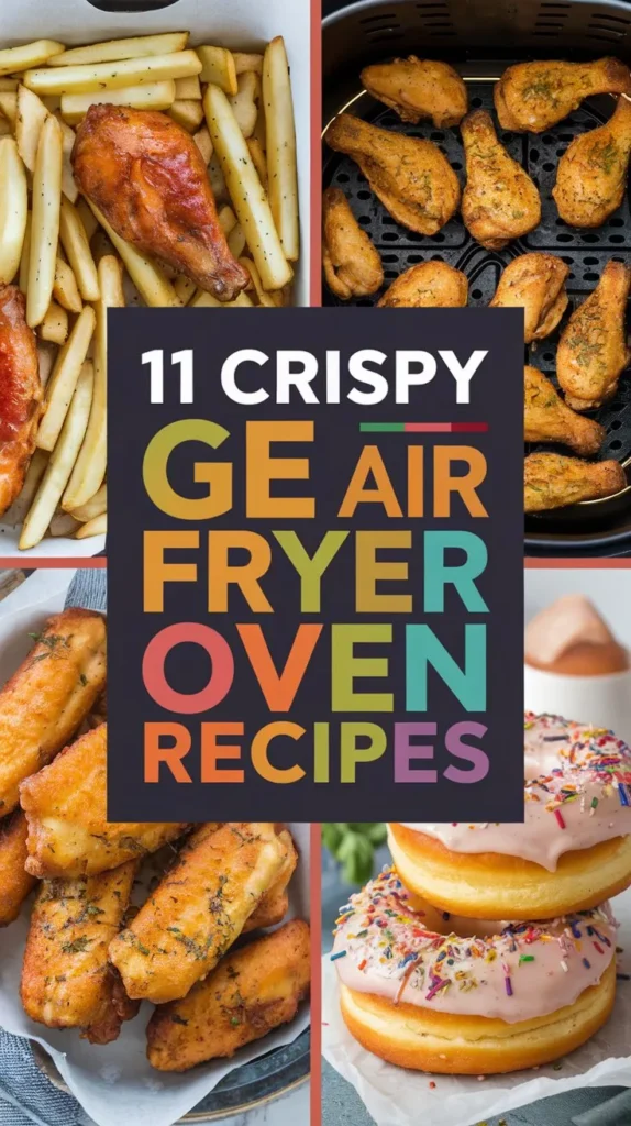 11 Crispy GE Air Fryer Oven Recipes for a Healthy Snack