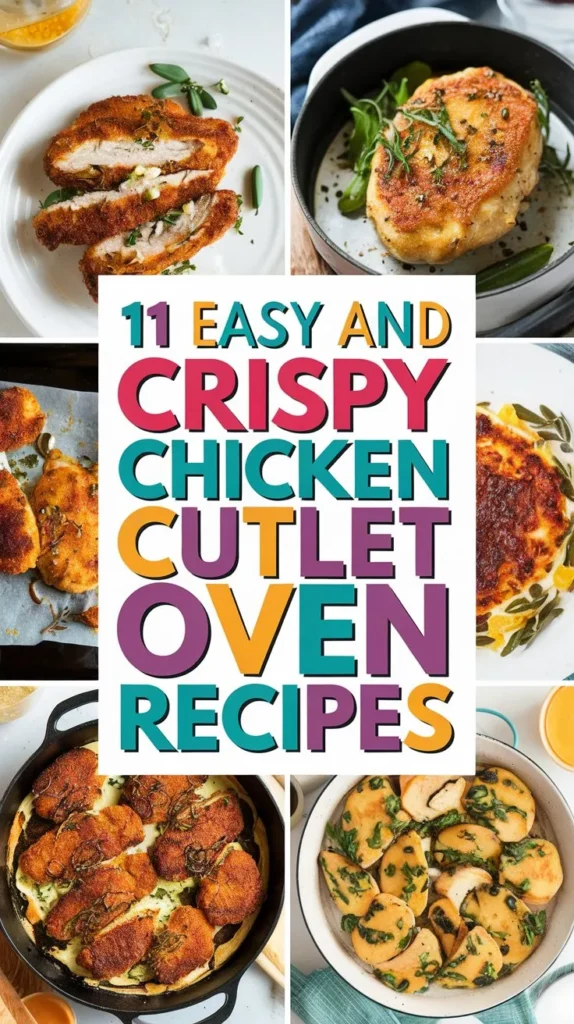 11 Easy and Crispy Chicken Cutlet Oven Recipes for a Quick Meal