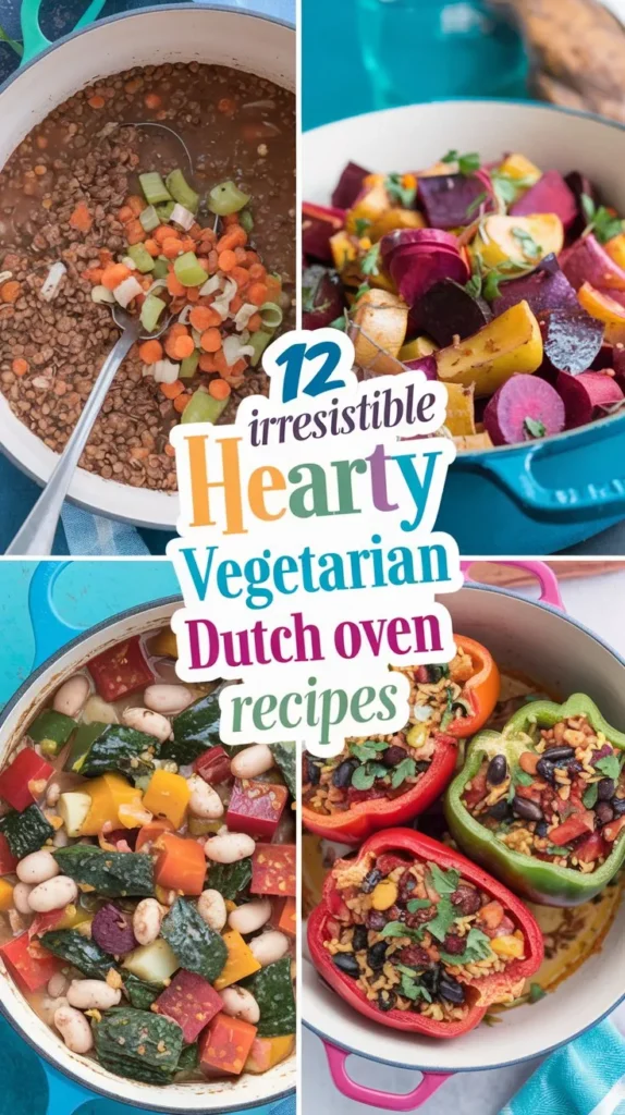 12 Irresistible Hearty Vegetarian Dutch Oven Recipes for a Plant Based Diet