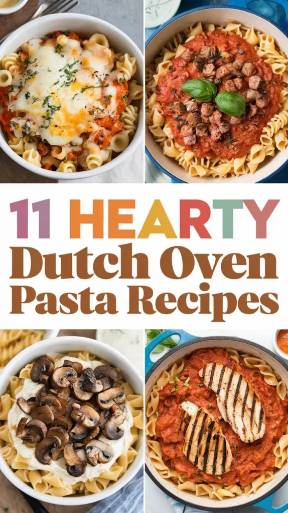 11 Hearty Dutch Oven Pasta Recipes: A Comprehensive Guide