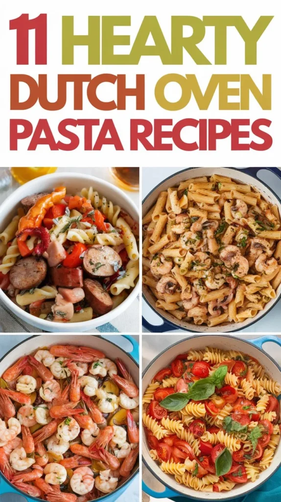 11 Hearty Dutch Oven Pasta Recipes: A Comprehensive Guide