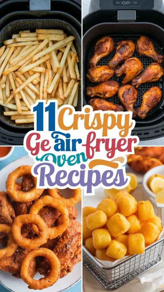 11 Crispy GE Air Fryer Oven Recipes for a Healthy Snack