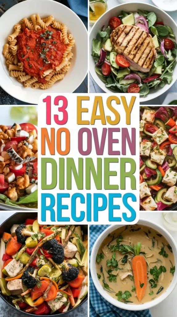 13 Easy No Oven Dinner Recipes for a Stress Free Evening