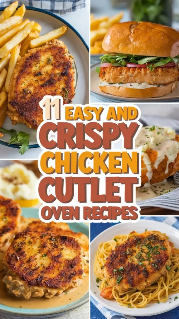 11 Easy and Crispy Chicken Cutlet Oven Recipes for a Quick Meal