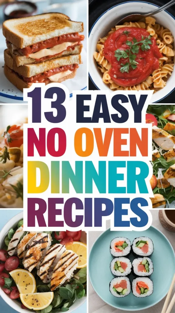 13 Easy No Oven Dinner Recipes for a Stress Free Evening