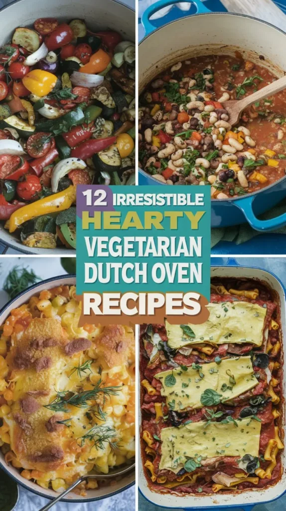 12 Irresistible Hearty Vegetarian Dutch Oven Recipes for a Plant Based Diet