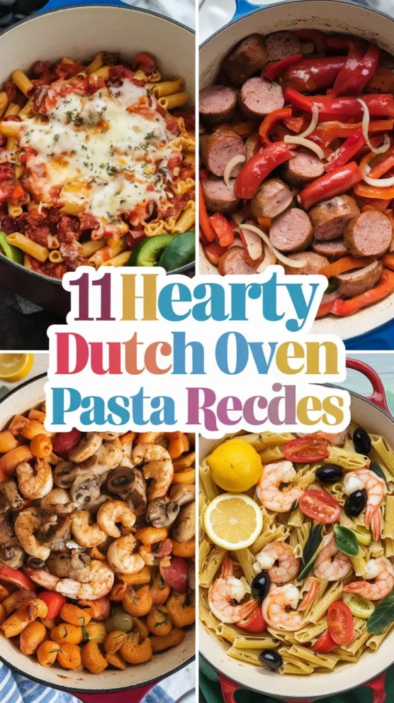 11 Hearty Dutch Oven Pasta Recipes: A Comprehensive Guide