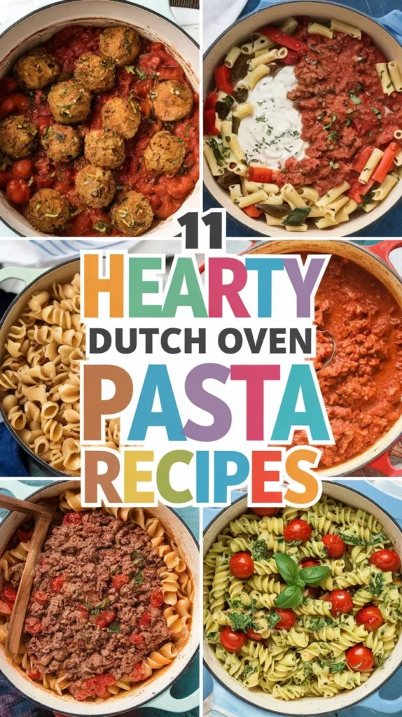 11 Hearty Dutch Oven Pasta Recipes: A Comprehensive Guide