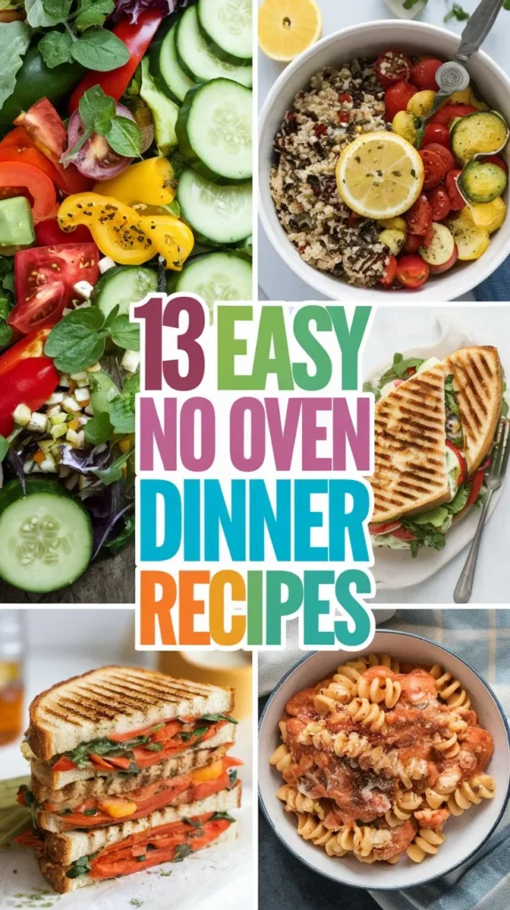 13 Easy No Oven Dinner Recipes for a Stress Free Evening