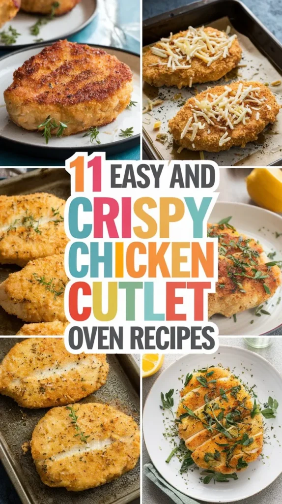 11 Easy and Crispy Chicken Cutlet Oven Recipes for a Quick Meal