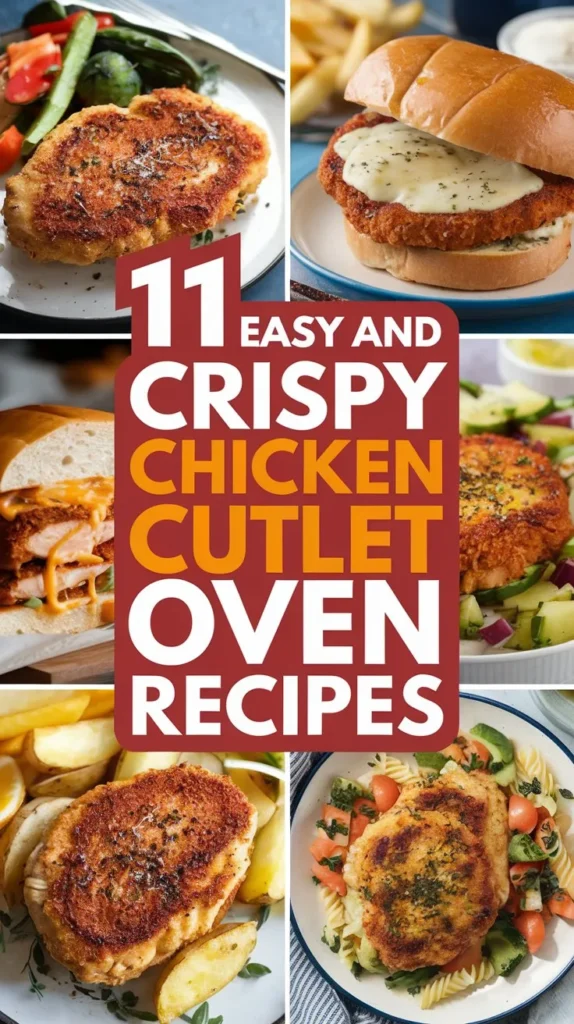 11 Easy and Crispy Chicken Cutlet Oven Recipes for a Quick Meal