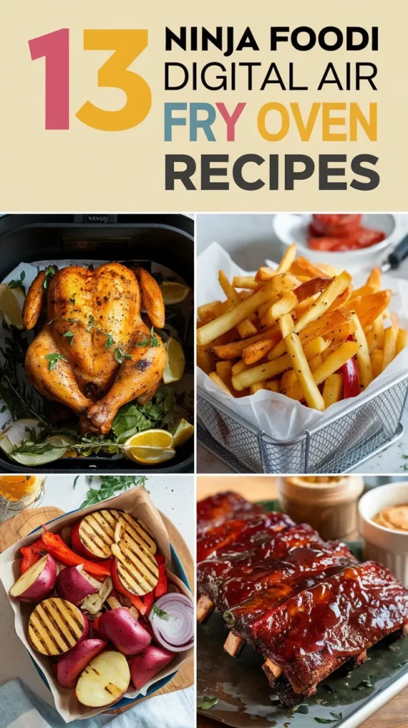 13 Ninja Foodi Digital Air Fry Oven Recipes: A Comprehensive Guide