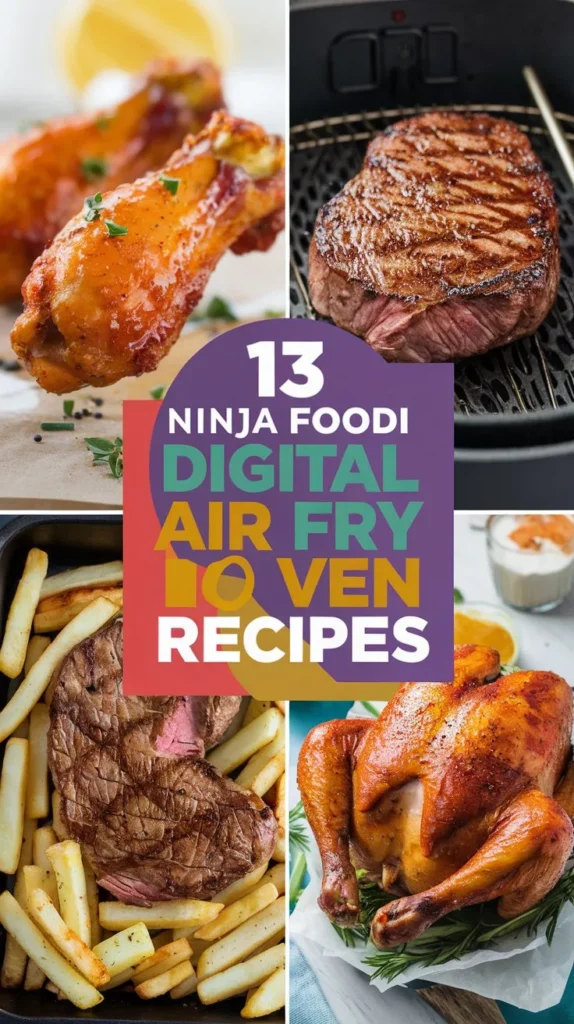 13 Ninja Foodi Digital Air Fry Oven Recipes: A Comprehensive Guide