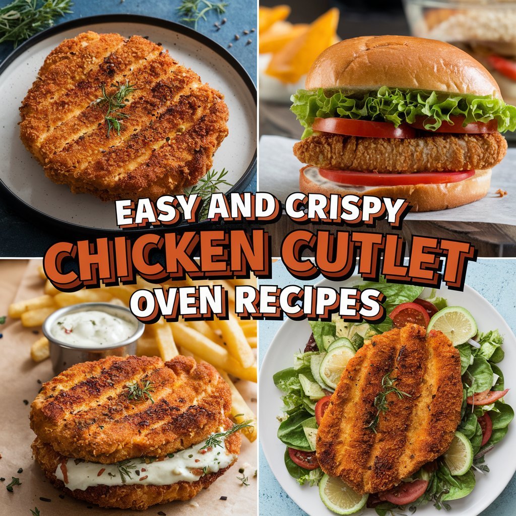 11 Easy and Crispy Chicken Cutlet Oven Recipes for a Quick Meal