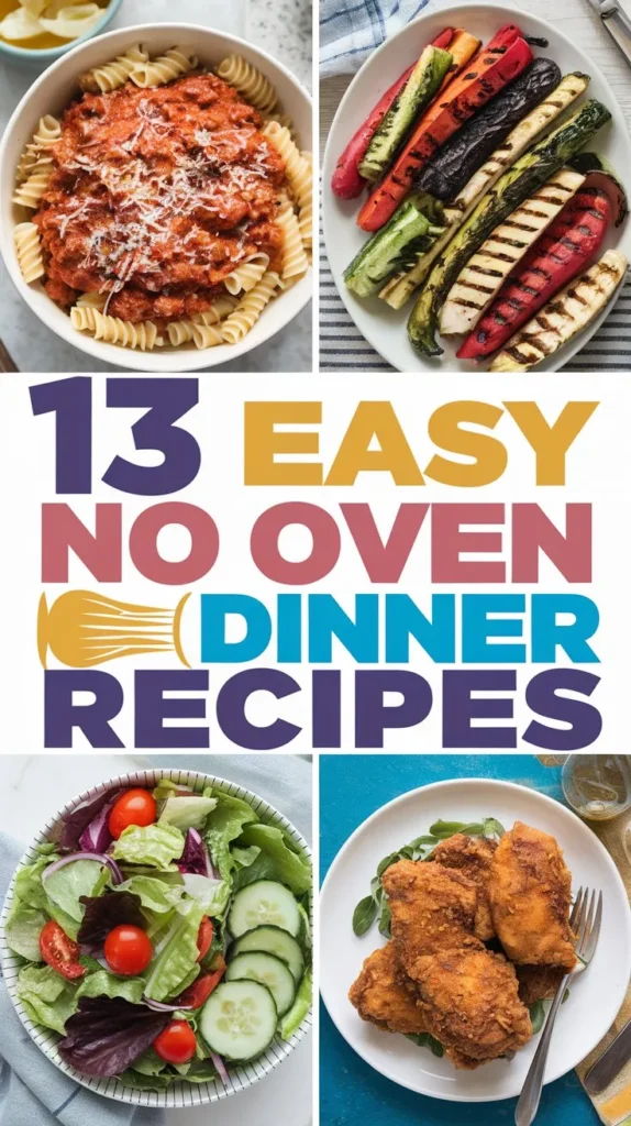 13 Easy No Oven Dinner Recipes for a Stress Free Evening