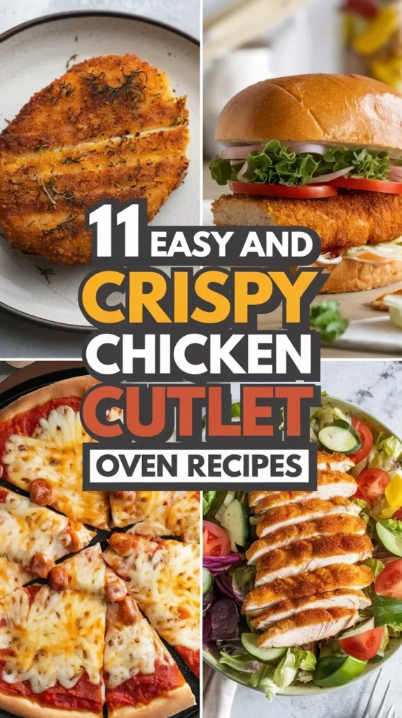 11 Easy and Crispy Chicken Cutlet Oven Recipes for a Quick Meal