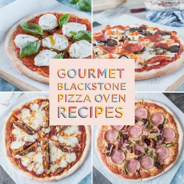 12 Gourmet Blackstone Pizza Oven Recipes: A Comprehensive Guide