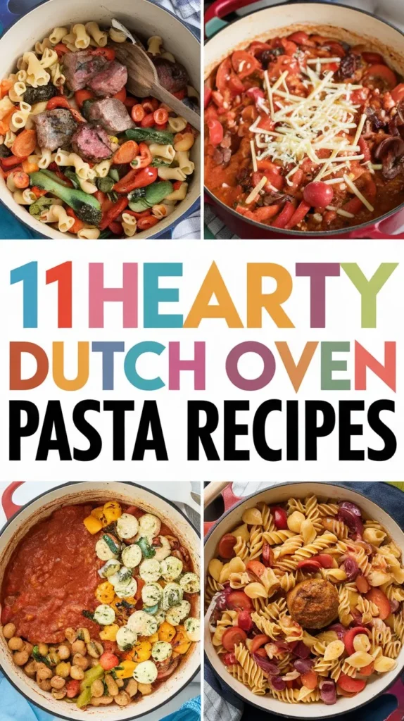 11 Hearty Dutch Oven Pasta Recipes: A Comprehensive Guide