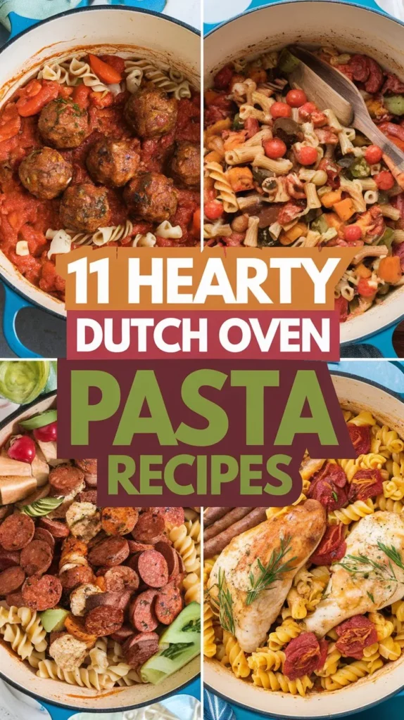 11 Hearty Dutch Oven Pasta Recipes: A Comprehensive Guide