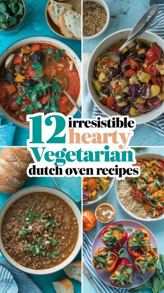 12 Irresistible Hearty Vegetarian Dutch Oven Recipes for a Plant Based Diet