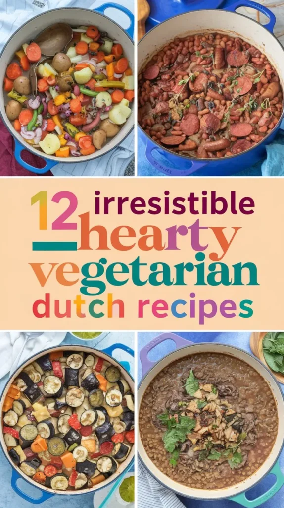 12 Irresistible Hearty Vegetarian Dutch Oven Recipes for a Plant Based Diet