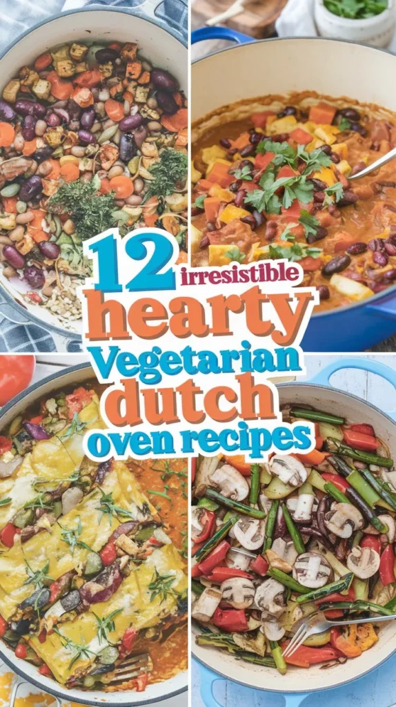 12 Irresistible Hearty Vegetarian Dutch Oven Recipes for a Plant Based Diet