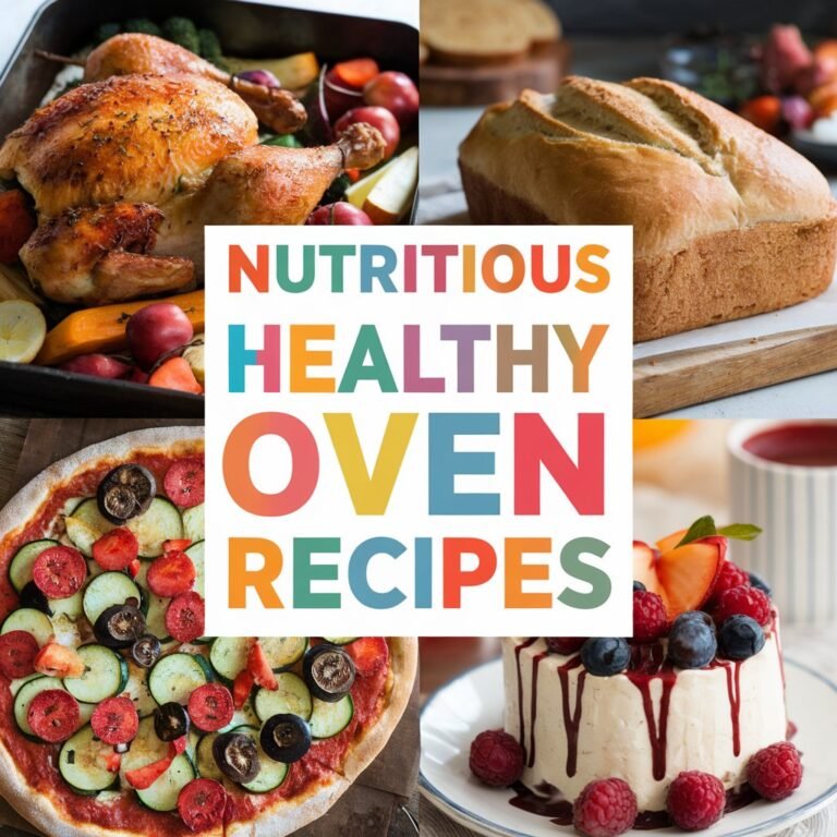 13 Nutritious Healthy Oven Recipes for a Balanced Diet