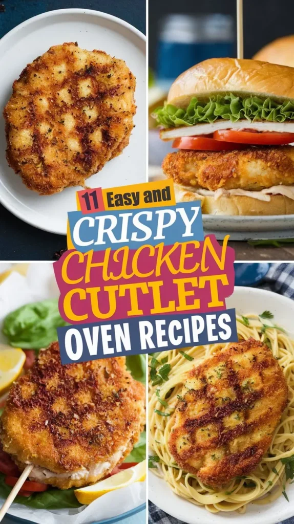 11 Easy and Crispy Chicken Cutlet Oven Recipes for a Quick Meal