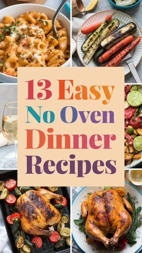 13 Easy No Oven Dinner Recipes for a Stress Free Evening