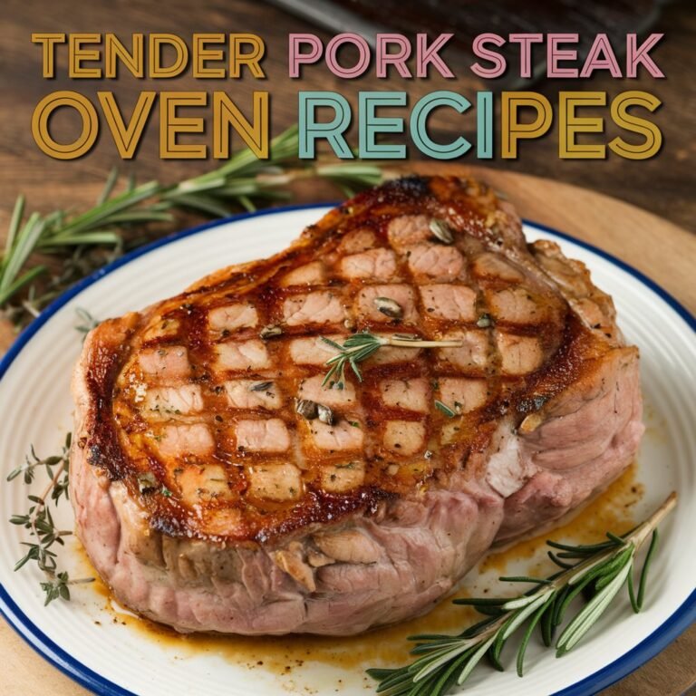 11 Tender Pork Steak Oven Recipes for a Delicious Meal