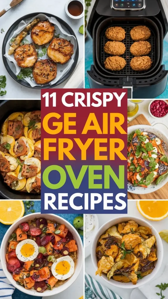 11 Crispy GE Air Fryer Oven Recipes for a Healthy Snack