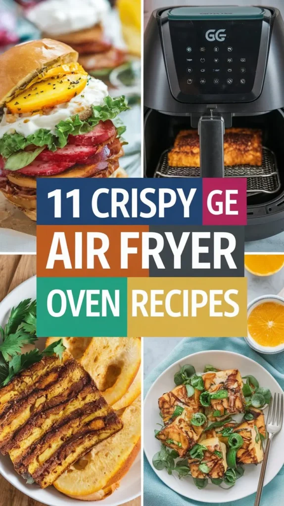 11 Crispy GE Air Fryer Oven Recipes for a Healthy Snack