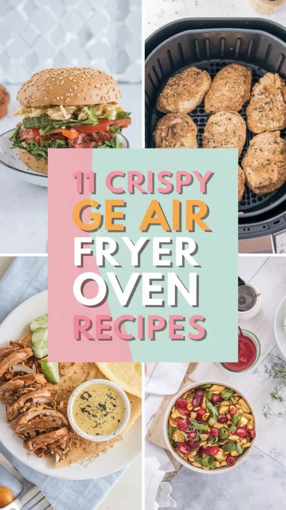 11 Crispy GE Air Fryer Oven Recipes for a Healthy Snack