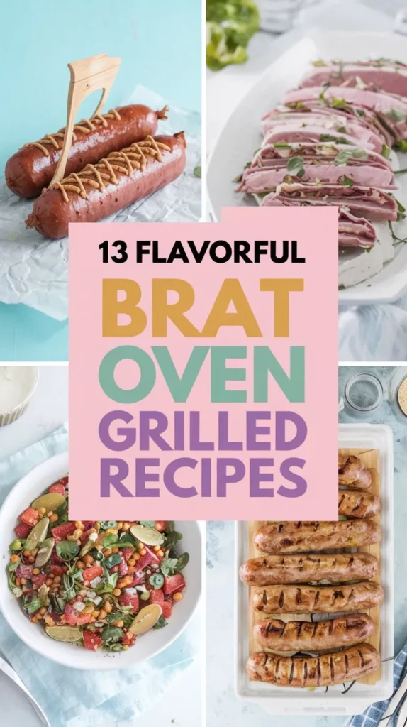 13 Flavorful Brat Oven Grilled Recipes: A Comprehensive Guide