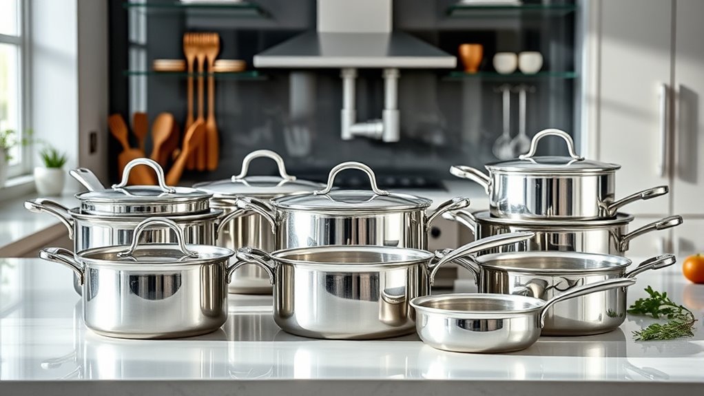 top professional stainless cookware