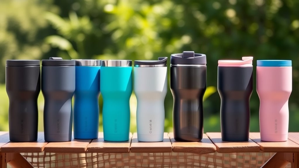 travel friendly iced coffee tumblers