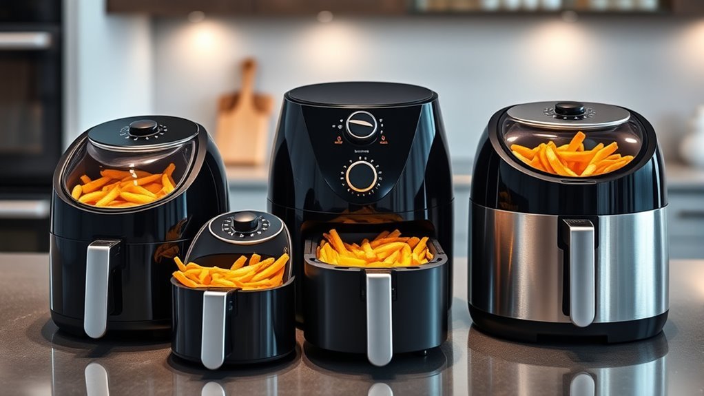 compact small electric fryers