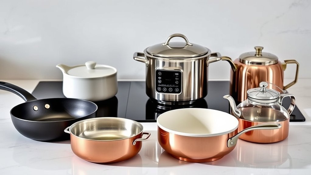 chic modern cookware designs