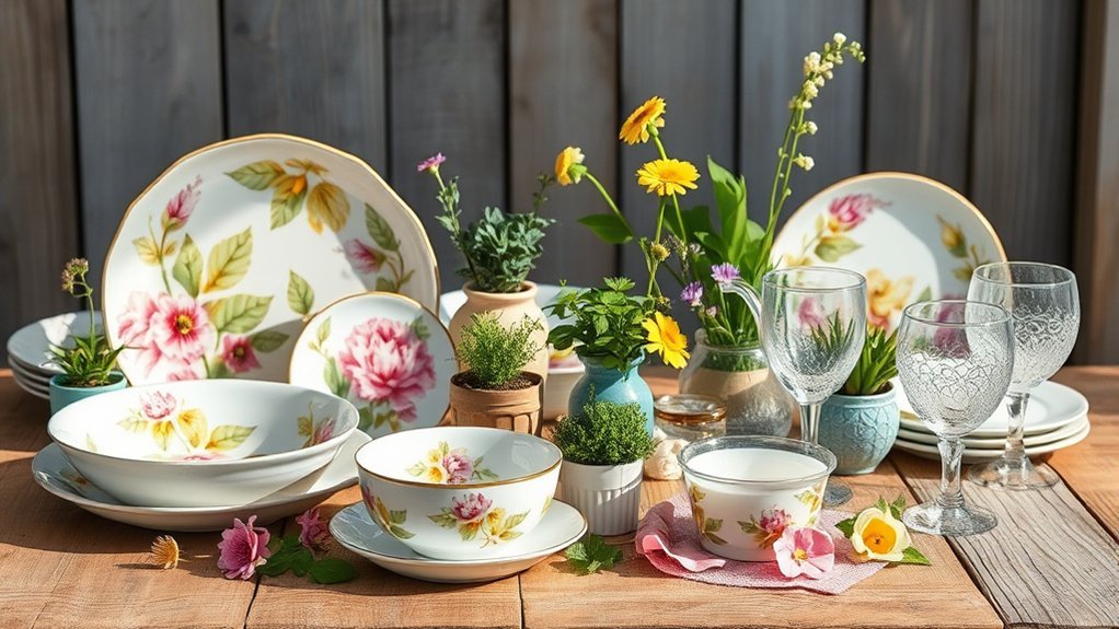 spring garden tableware collections