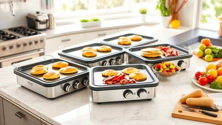 top dual burner griddles