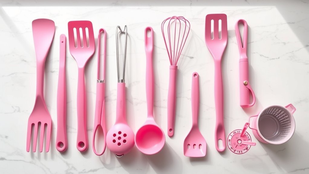 trendy pink kitchen gifts