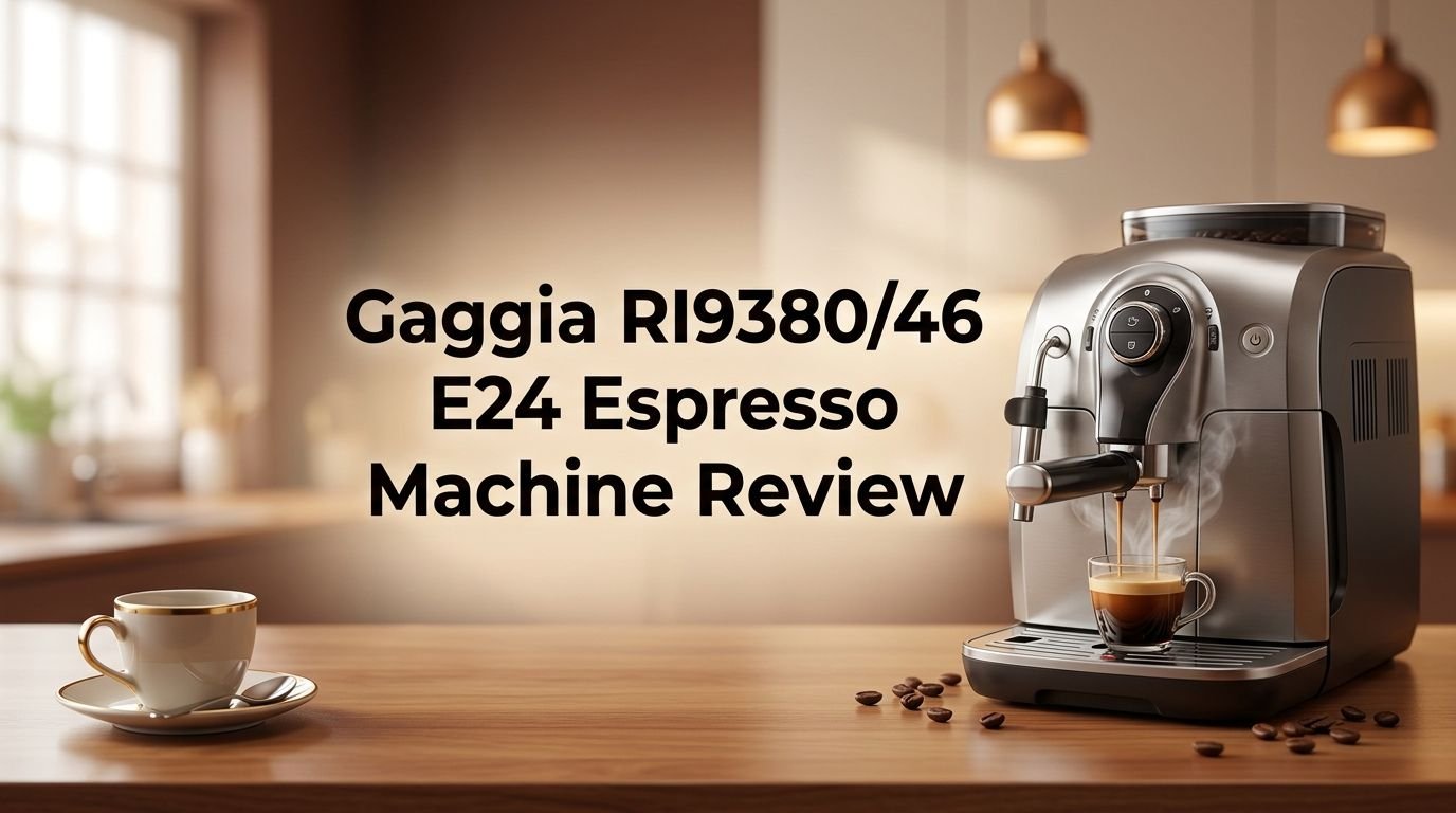 Gaggia RI9380/46 E24 Espresso Machine Review 2026