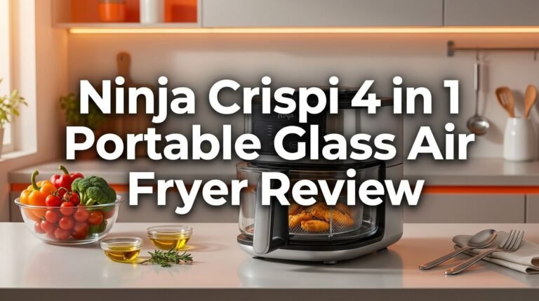 Ninja Crispi 4 in 1 Portable Glass Air Fryer Review 2026