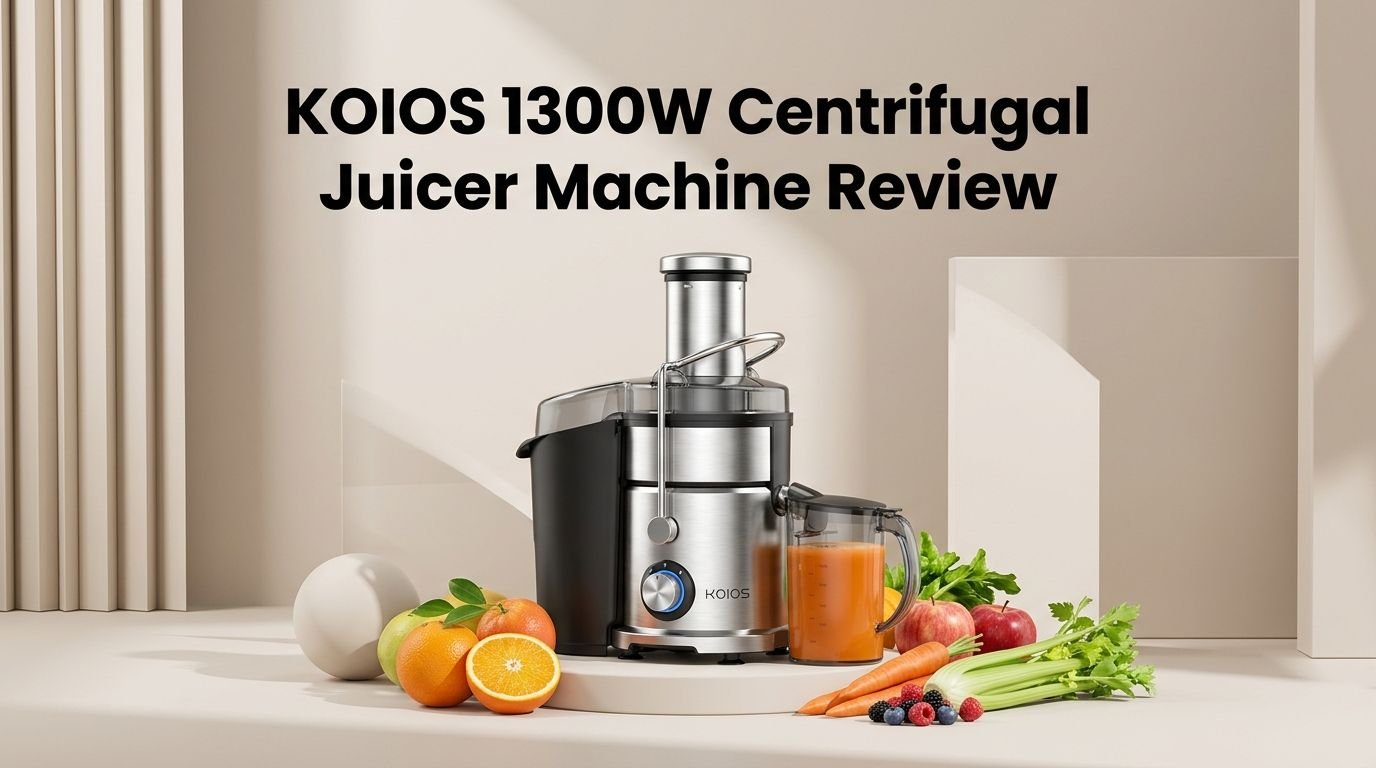 KOIOS 1300W Centrifugal Juicer Machine Review 2026: Worth Buying?