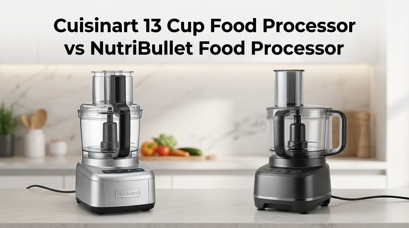 Cuisinart 13 Cup Food Processor vs NutriBullet Food Processor